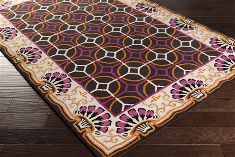 Surya Bordeaux Brown 80 X 110 Area Rug BRD6001-811 800-36391 Image 1
