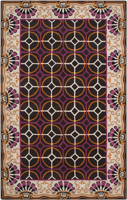 Surya Bordeaux Brown 80 X 110 Area Rug BRD6001-811 800-36391 Image 0