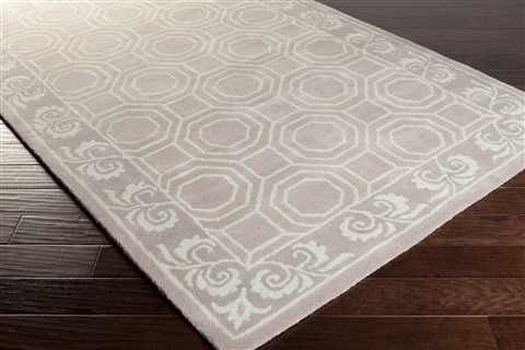 Surya Bordeaux Grey 50 X 80 Area Rug BRD6002-58 800-36394 Image 1