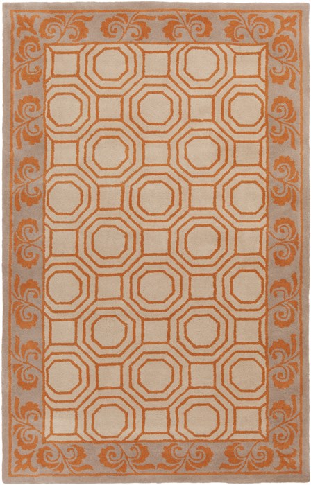 Surya Bordeaux Orange 80 X 110 Area Rug BRD6003-811 800-36399 Image 0