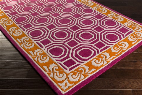 Surya Bordeaux Purple 80 X 110 Area Rug BRD6004-811 800-36403 Image 1