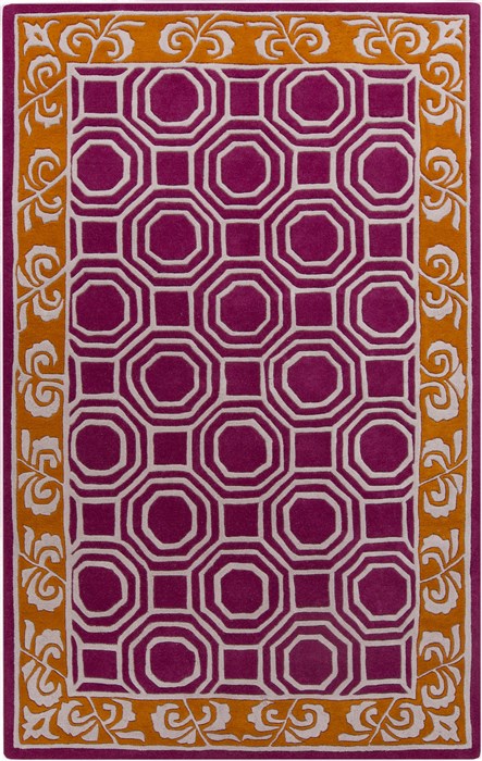Surya Bordeaux Purple 80 X 110 Area Rug BRD6004-811 800-36403 Image 0