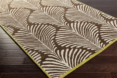 Surya Bordeaux Brown 20 X 30 Area Rug BRD6009-23 800-36420 Image 1