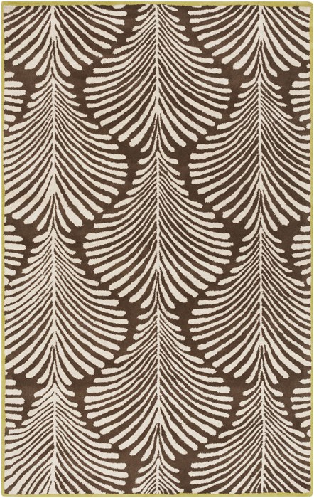 Surya Bordeaux Brown 33 X 53 Area Rug BRD6009-3353 800-36421 Image 0