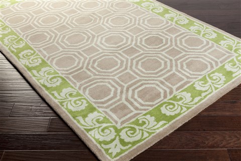 Surya Bordeaux Green 20 X 30 Area Rug BRD6016-23 800-36440 Image 1