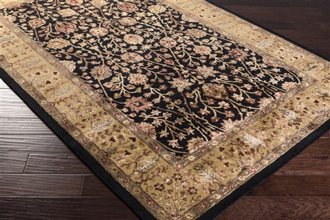 Surya Breckenridge Black 20 X 30 Area Rug BRN2000-23 800-36491 Image 1