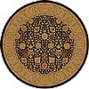 Surya Breckenridge Black Round 79 X 79 Area Rug BRN2000-79RD 800-36497 Thumb 0
