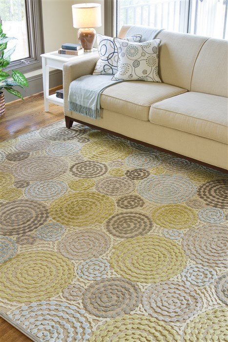 Surya Basilica Green 76 X 106 Area Rug BSL7128-76106 800-36571 Image 2