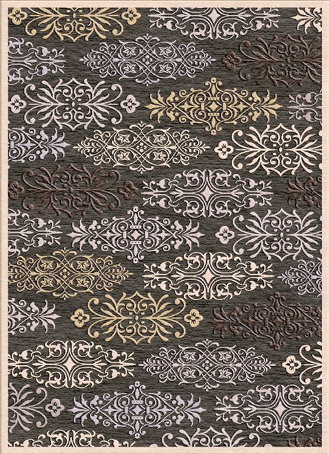 Surya Basilica Black 22 X 30 Area Rug BSL7133-223 800-36578 Image 0