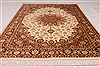 Qum Beige Hand Knotted 33 X 50 Area Rug 254-36580 Thumb 2
