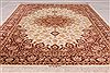 Qum Beige Hand Knotted 33 X 50 Area Rug 254-36580 Thumb 3