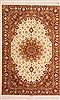 Qum Beige Hand Knotted 33 X 50 Area Rug 254-36580 Thumb 0