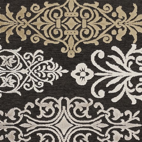 Surya Basilica Black 76 X 106 Area Rug BSL7133-76106 800-36582 Image 2