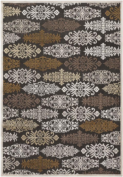 Surya Basilica Black 76 X 106 Area Rug BSL7133-76106 800-36582 Image 0