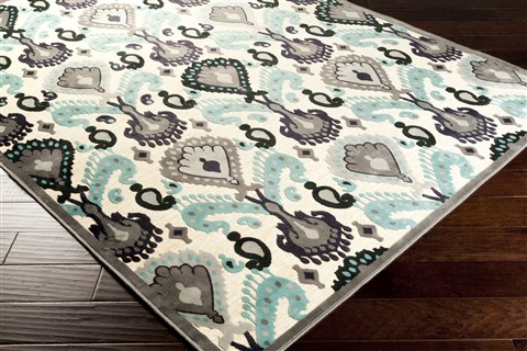 Surya Basilica Green 52 X 76 Area Rug BSL7187-5276 800-36590 Image 1