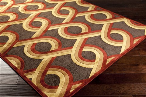 Surya Basilica Red 52 X 76 Area Rug BSL7191-5276 800-36599 Image 1