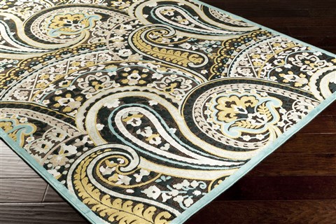 Surya Basilica Green 52 X 76 Area Rug BSL7199-5276 800-36611 Image 1