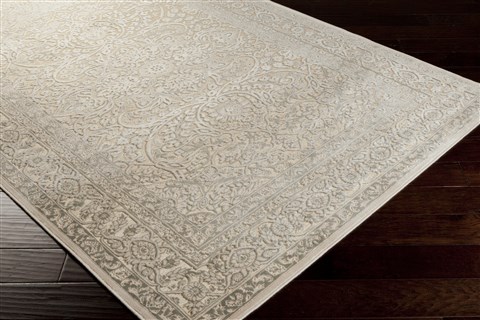 Surya Basilica White 52 X 76 Area Rug BSL7203-5276 800-36620 Image 1