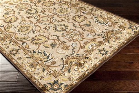 Surya Basilica White 52 X 76 Area Rug BSL7209-5276 800-36632 Image 1