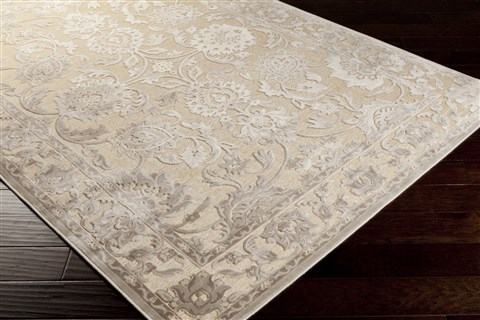 Surya Basilica White 52 X 76 Area Rug BSL7212-5276 800-36641 Image 1