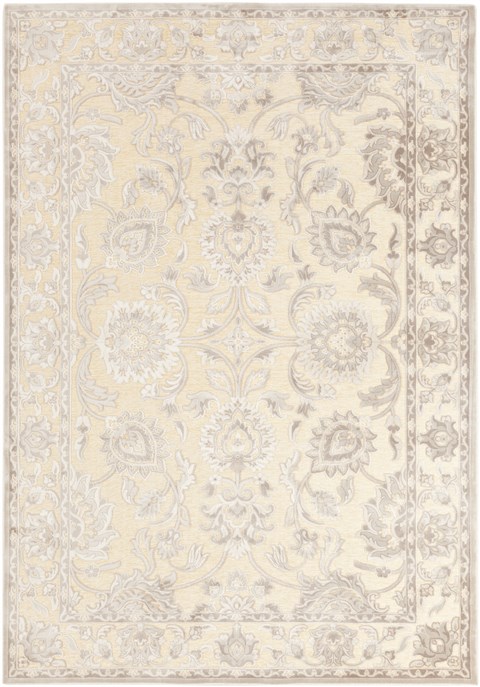 Surya Basilica White 52 X 76 Area Rug BSL7212-5276 800-36641 Image 0