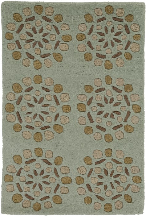 Surya Bombay Green 20 X 30 Area Rug BST428-23 800-36643 Image 0