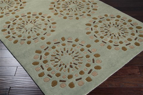 Surya Bombay Green 80 X 110 Area Rug BST428-811 800-36647 Image 1