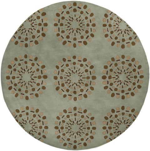 Surya Bombay Green Round 80 X 80 Area Rug BST428-8RD 800-36648 Image 0