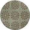 Surya Bombay Green Round 80 X 80 Area Rug BST428-8RD 800-36648 Thumb 0