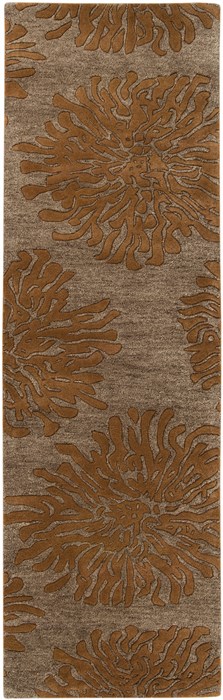 Surya Bombay Orange Runner 26 X 80 Area Rug BST495-268 800-36665 Image 0