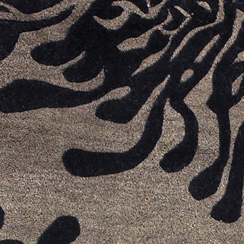 Surya Bombay Grey Round 80 X 80 Area Rug BST496-8RD 800-36676 Image 1