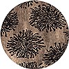 Surya Bombay Grey Round 80 X 80 Area Rug BST496-8RD 800-36676 Thumb 0