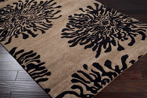 Surya Bombay Grey 90 X 130 Area Rug BST496-913 800-36677 Image 1