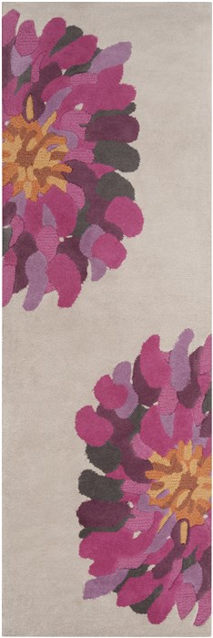 Surya Bombay Purple Runner 26 X 80 Area Rug BST529-268 800-36679 Image 0