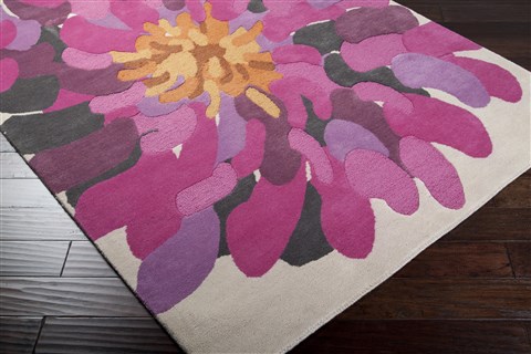 Surya Bombay Purple 50 X 80 Area Rug BST529-58 800-36681 Image 1