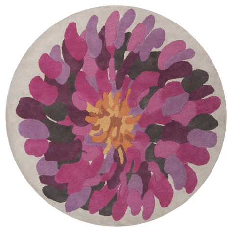 Surya Bombay Purple Round 80 X 80 Area Rug BST529-8RD 800-36683 Image 0