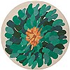 Surya Bombay Green Round 80 X 80 Area Rug BST530-8RD 800-36690 Thumb 0