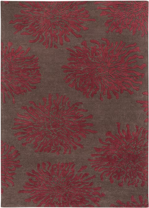 Surya Bombay Red 80 X 110 Area Rug BST539-811 800-36696 Image 0