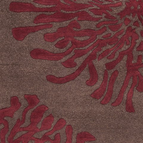 Surya Bombay Red Round 80 X 80 Area Rug BST539-8RD 800-36697 Image 1