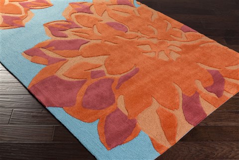 Surya Budding Orange 36 X 56 Area Rug BUD2000-3656 800-36708 Image 1