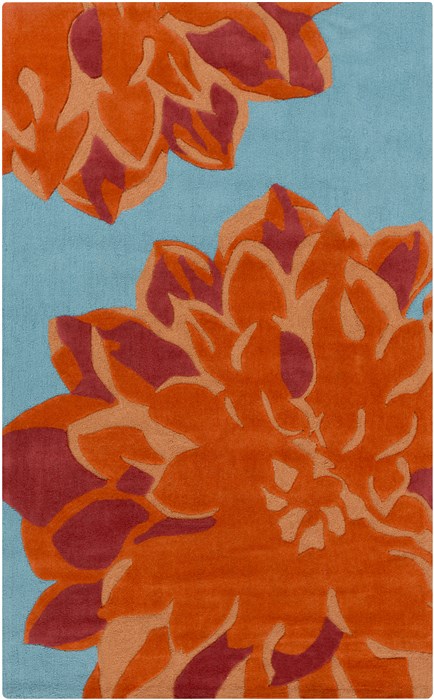 Surya Budding Orange 36 X 56 Area Rug BUD2000-3656 800-36708 Image 0