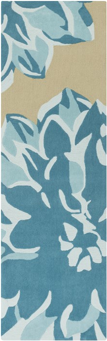 Surya Budding Blue Runner 26 X 80 Area Rug BUD2003-268 800-36722 Image 0