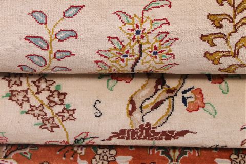 Qum Beige Hand Knotted 35 X 50 Area Rug 254-36753 Image 14