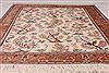 Qum Beige Hand Knotted 35 X 50  Area Rug 254-36753 Thumb 3