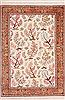 Qum Beige Hand Knotted 35 X 50  Area Rug 254-36753 Thumb 0