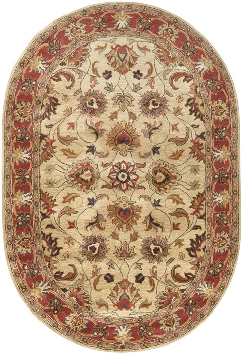 Surya Caesar Brown Oval 80 X 100 Area Rug CAE1001-810OV 800-36796 Image 0