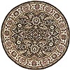 Surya Caesar Brown Round 40 X 40 Area Rug CAE1003-4RD 800-36810 Thumb 0