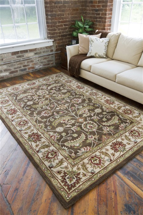 Surya Caesar Brown Oval 60 X 90 Area Rug CAE1003-69OV 800-36814 Image 2