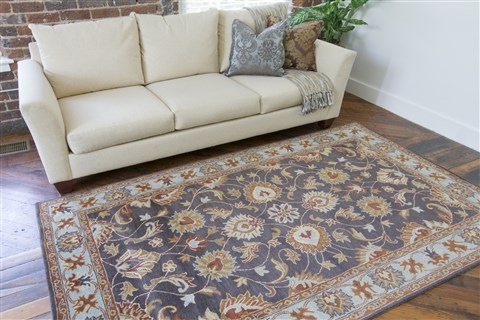 Surya Caesar Grey Square 40 X 40 Area Rug CAE1004-4SQ 800-36834 Image 3