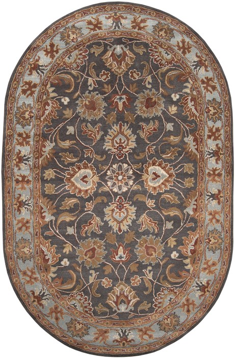 Surya Caesar Grey Oval 60 X 90 Area Rug CAE1004-69OV 800-36837 Image 0